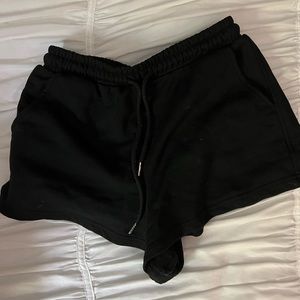 Shein black lounge shorts